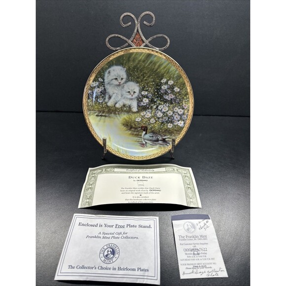 The Franklin Mint Collector Plates - DUCK DAZE - Picture 1 of 3